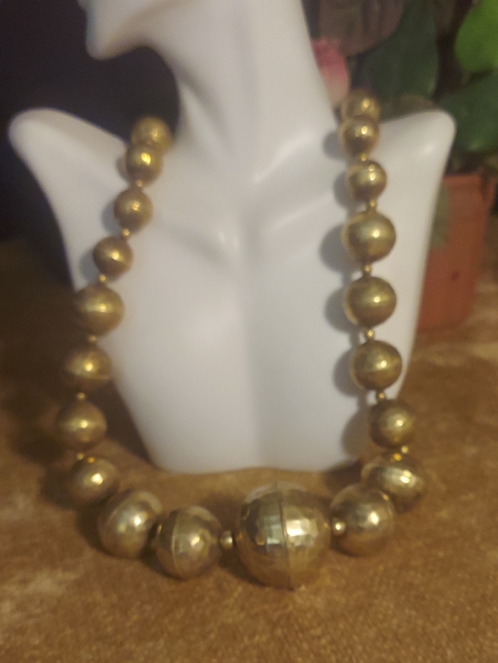 Rare Bronze Copper Necklace